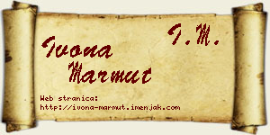 Ivona Marmut vizit kartica